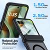 For Motorola Razr Ultra 2025 / Razr Ultra 2026 Magnetic Power,Slim Design,Screen Protector,Hinge Protection,Matte Shockproof Phone Case-Black