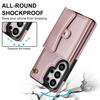 For Samsung Galaxy S26 Ultra S26 Plus S26 PU Leather Wallet Case Flip Cover Card Holder Kickstand Long Lanyard Shockproof Cover