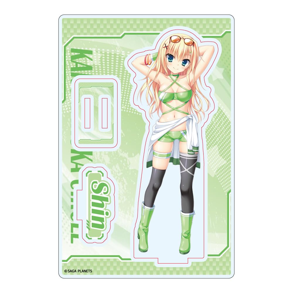 Круглый акриловый стенд Asahina Haru из Karumaruka, оригинальный, версия RQ.