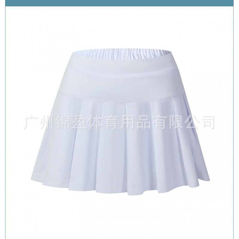 Quick-Dry Bamboo Fiber Badminton Set Men Women Couples Short Sleeve Top Shorts Skirt Tennis Pickleball Sportswear