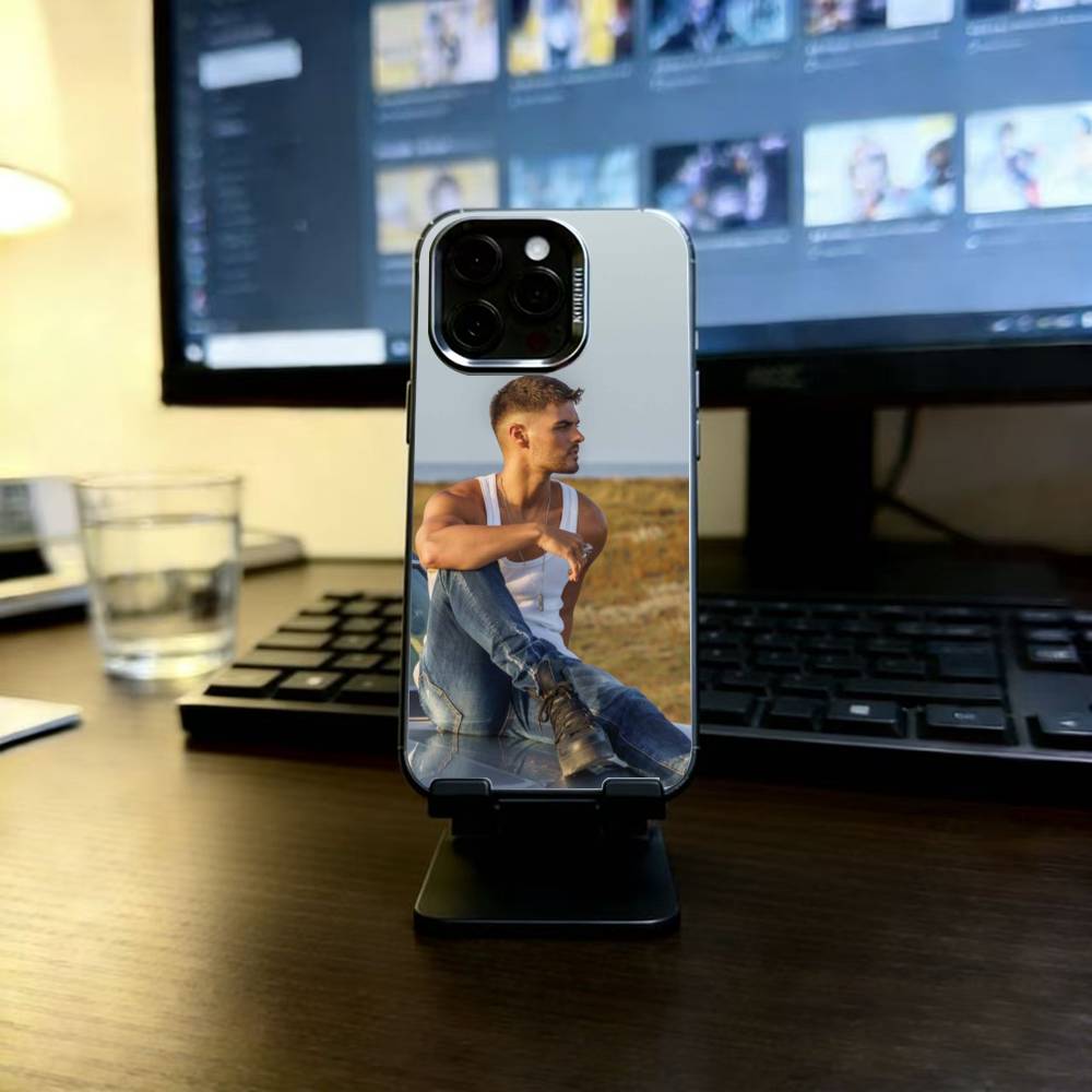 

Abraham Mateo Insomnio Phone Case For iPhone 17,16,15,14,13,12,11 Plus,Pro Max,XS,Colored Silver Plated Inside Cover iPhone16e