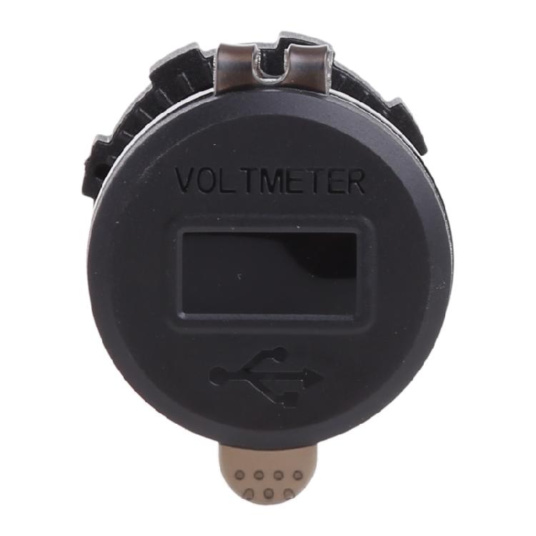 Auto Power Adapter 12-24V Dual USB QC3.0 Phone Charging Socket with Voltmeter