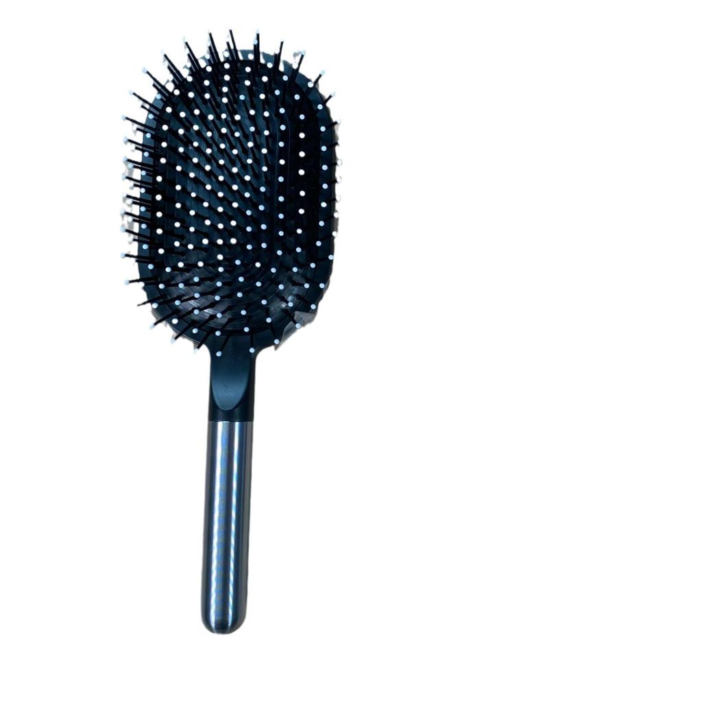 Douyin Anti-Static Fluffy Hair Cushion Comb Set: Girls' Massage & Air Cushion Comb, 2 Pieces.