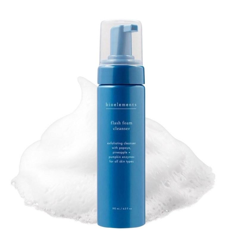 BioElements Flash Foam Cleanser Natural Enzyme Exfoliating Cleansing, 242ml, 1 pcs