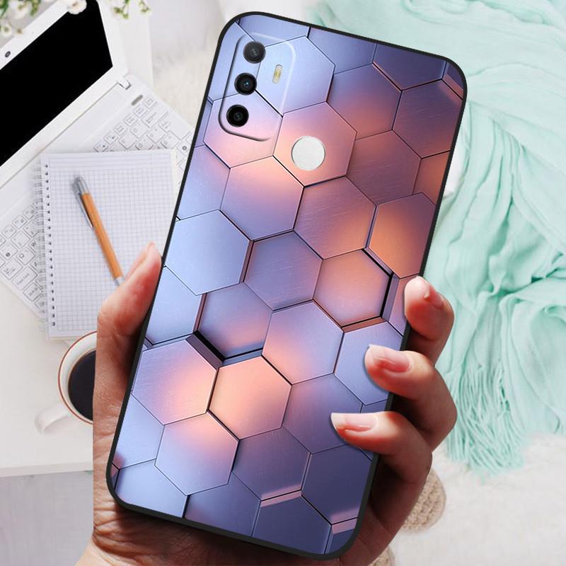 For OPPO A32 A53 A53S 2020 Case Lion Wolf Silicone Soft Back Cover For OPPO A15 A15S A35 Phone Case Protective Shell A53 2022