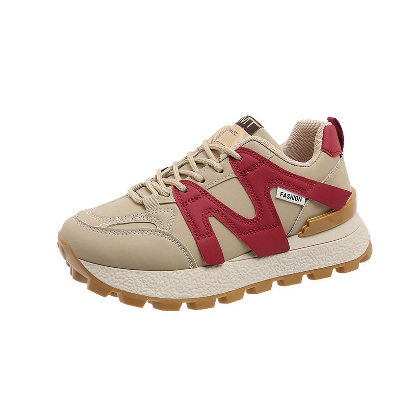 

Women s Autumn Wedge Heels 2025 Women s Shoes Versatile Clogs Thick-soled Autumn New Sports Non-slip Thick-soled Shoes 40