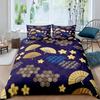 Tokyo Duvet Cover Set Queen Size Capital Of Japan Bedding Set With Never Give Up Quote Japanese Culture Comforter Cover 2/3pcs
