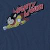 Mighty Mouse Unisex Erwachsene Mighty Retro T-Shirt