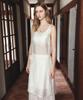 Siyajyu Sia8043 See-Through Layered Wrinkle Dress_Cream