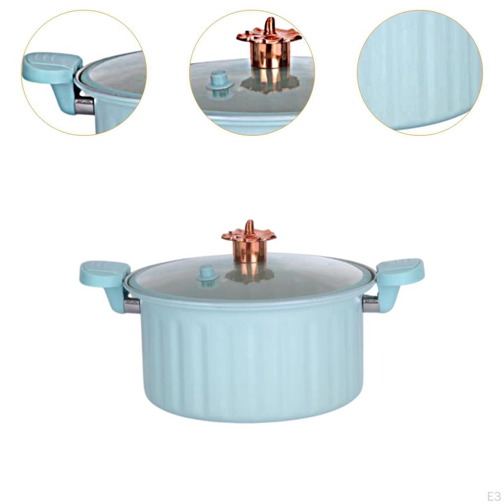 Iron Stew Pot with Easy Clean Design, Ideal for Kitchen And Camping Cooking