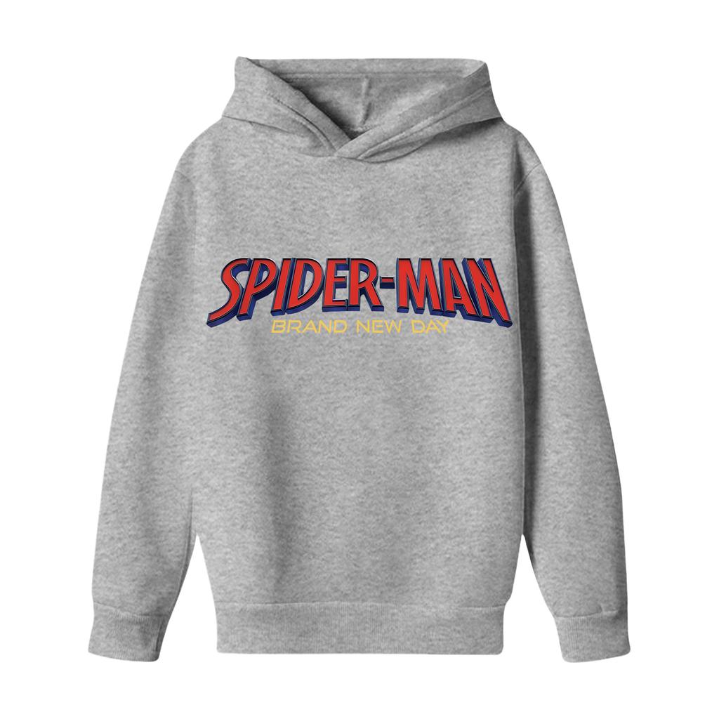 Kids Long Sleeve Loose Fit Letter Print Pullover Hoodie for Boys and Girls