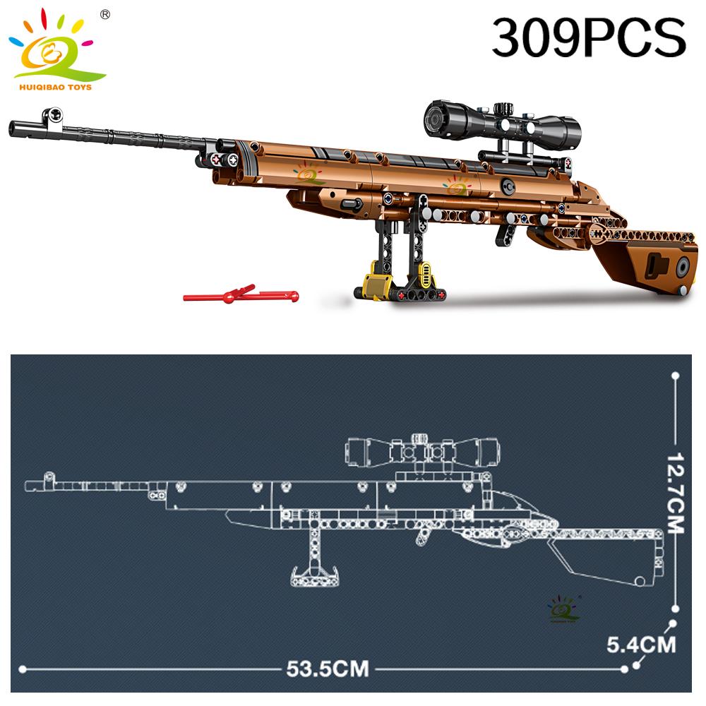 Non-Toxic 98K Ak47 Assault Rifle Model Building Blocks Military Army Weapon Pistol Building Block Imitation Gun Brick Toy For Kid