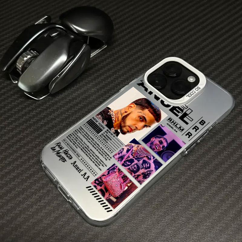 Hot Rapper Anuel AA Fashion Phone Case For iPhone 17 Air 16e 15 14 13 12 11 Pro Max Plus Mini SE Anti Fall Matte Back Cover