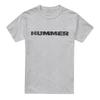 Hummer Unisex Adult Distressed Logo Heather T-Shirt