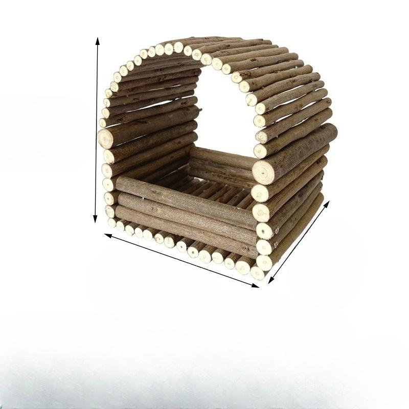 Králičí hnízdo, činčila, ohrádka pro morče, úkryt, přírodní kousátko, pletené hnízdo s větvemi, plošina k zavěšení