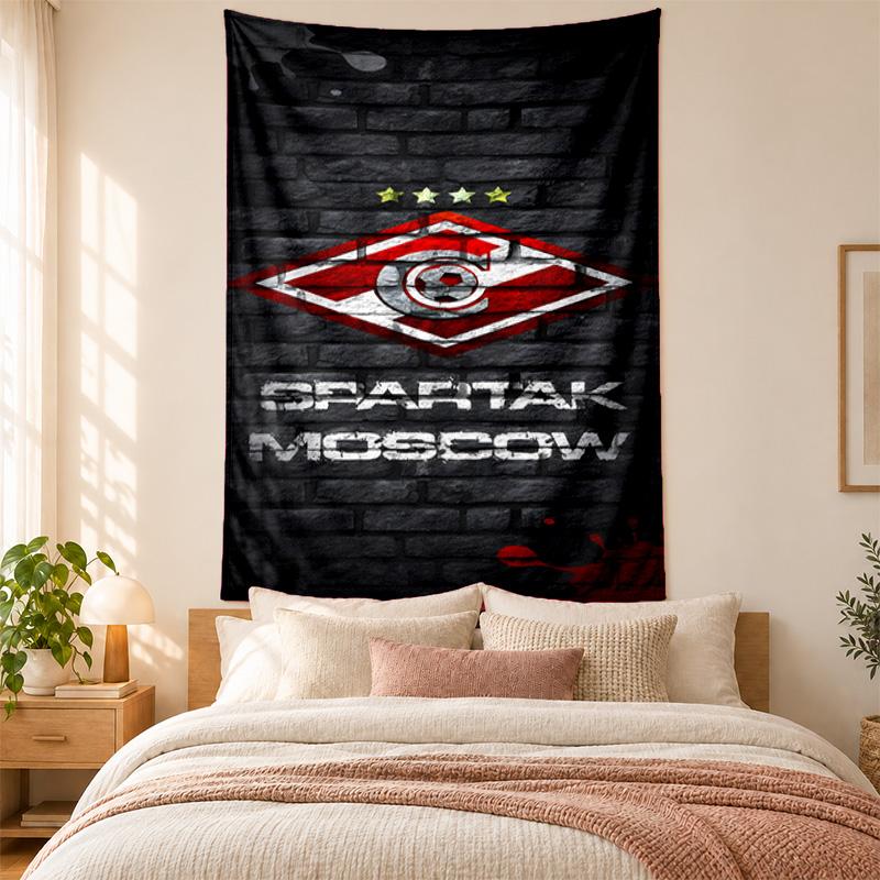 FC Spartak Moscow Tapestry highquality for decorating living room bedroom dorm walls ideal as bedroom wallart orholiday gift
