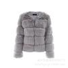 New Fashion Fox Hair Imitation Coat Women's Thermal Slim Coat