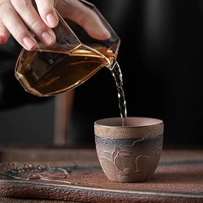 Japońska filiżanka do herbaty z pozłacanego żelaza, szkliwiona, pachnąca filiżanka, porcelanowy zestaw do herbaty Kung Fu, mała filiżanka do herbaty, miska do herbaty