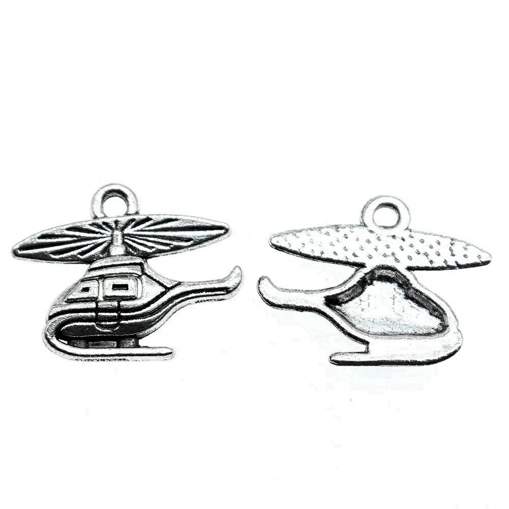 Airplane Charms Multi Color Alloy Car Pendants For Travel Themed Jewelry