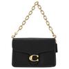 Coach Tabby 30 Gold Metal Logo Cowhide Shoulder Bag Large Women's Black