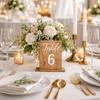 Double-Sided Wooden Table Markers Numbers 1-20 Table Number Signs  Dining Table