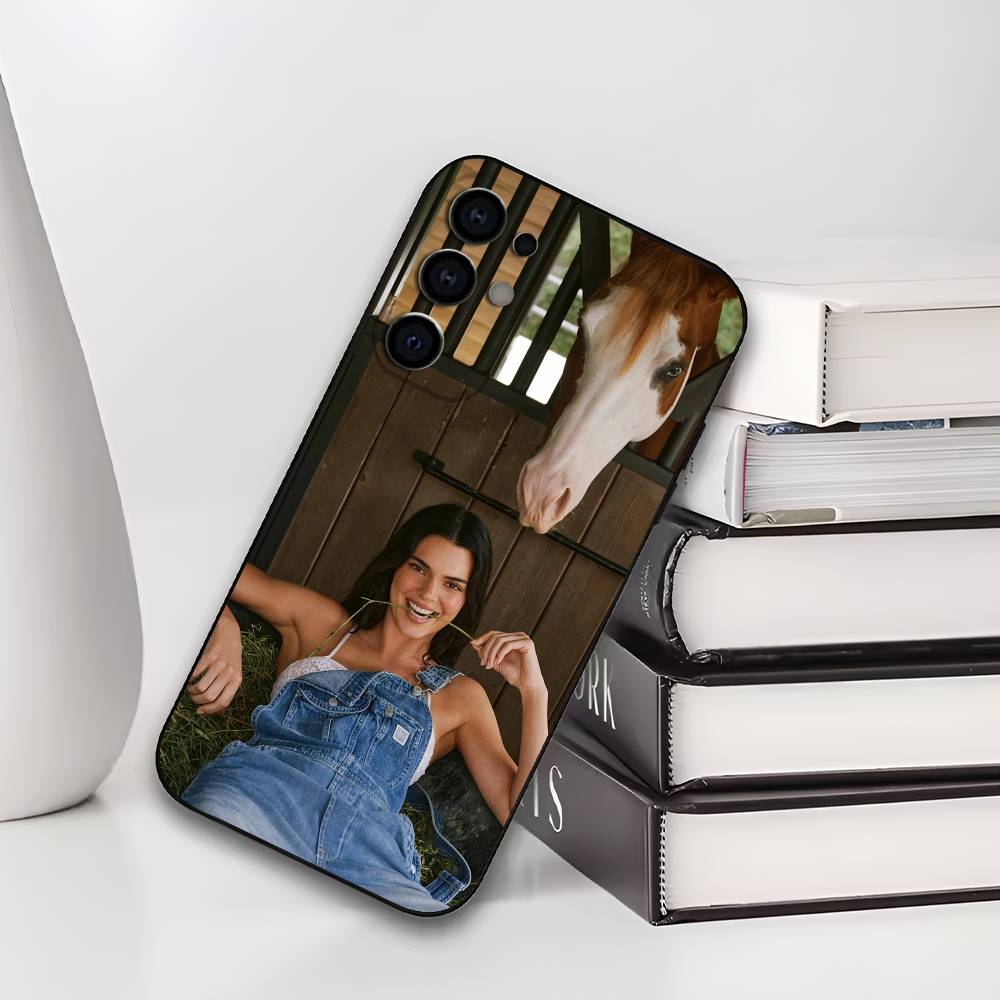 K-Kendall J-Jenner The Supermodel Phone Case Silicone Soft For Samsung S25,S24,S21,S22,S23,S30,Ultra,S20,Plus,Fe,Lite Samsung S25