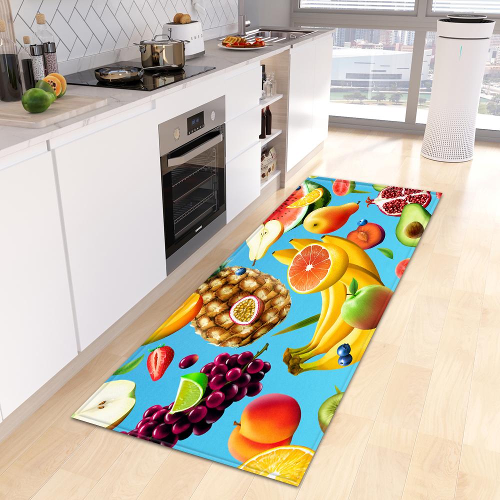 Entrance Door Mat Fruit Corridor Kitchen Mat Living Room Floor Mat Bathroom Door Household Non-slip Carpet