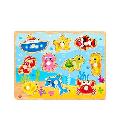 Tuccitoy Maritimes Puzzle, 1, 10 Teile, Koreas bestes Kleinkindpuzzle