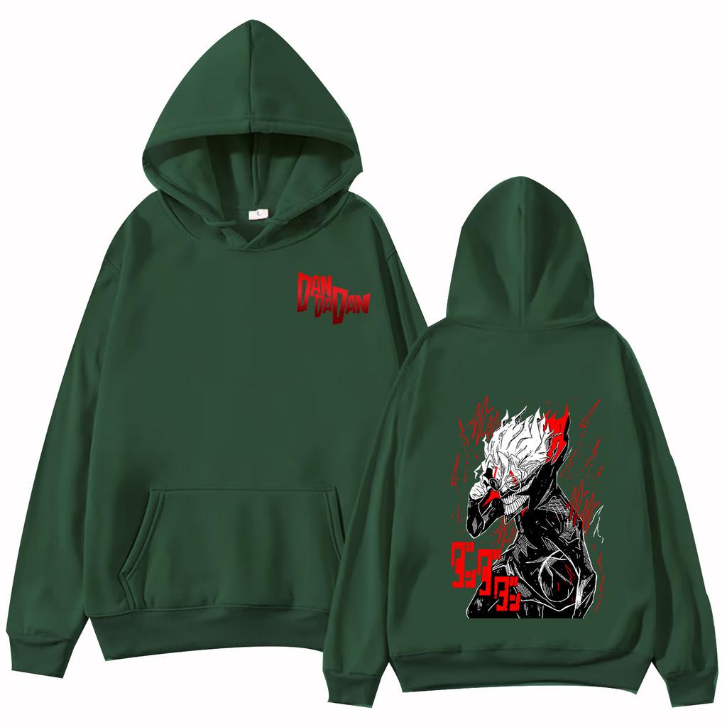 Dandadan Okarun Japanese Animation Hoodies Men Fashion Long Sleeve Sweatshirts Women Harajuku Streetwear Sudaderas