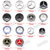 4pcs 56mm 60mm 75mm Car Wheel Center Logo Hub Cap For Mercedes Benz AMG Apple Tree W211 W205 W213 W203 C218 A207 CLA CLS E Class