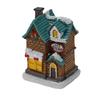LED Christmas House Ornament with Snow Capped Cottage Festive Home Decor