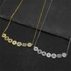 Yoga 7 Chakra Pendant Necklace For Women Girls Stainless Steel Silver Color Hollow Healing Spirit Chain Amulet Jewelry Gifts