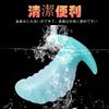 Semaxy Anal Plug Silicone Dildo for Men and Women Mango Shaped Anal Plug Extra Thick Dildo with Uneven Threads Anal Expansion Soft Anal Goods Anal