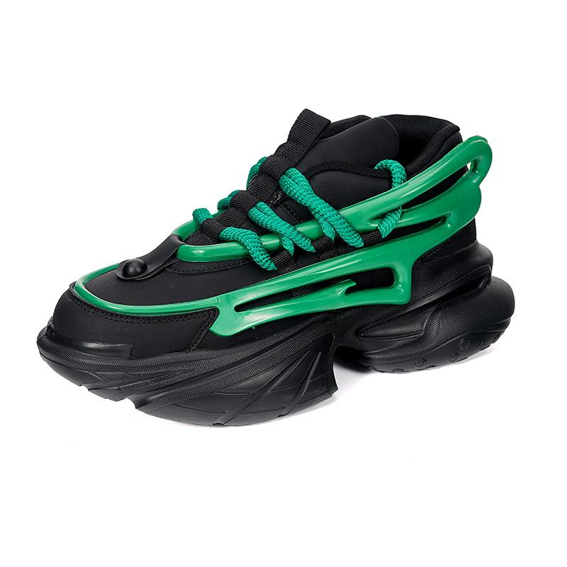 

Осенние мужские кроссовки, папины кроссовки, цветные, толстая подошва, увеличивающие рост, повседневные спортивные кроссовки 45