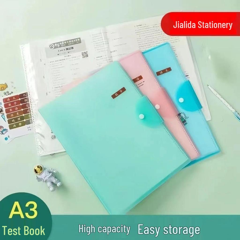 A3 Exam File & Test Paper Storage Bag for Students