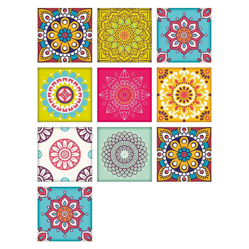 Meiji Creative Tile Sticker Self-Adhesive Wall Sticker Sticker Oil-Proof Waterproof Home Living Room Bedroom Kitchen Bathroom