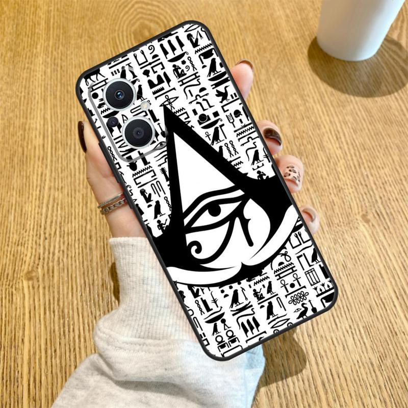 Egyptian Eye Of Horus Funda For OPPO Reno 12F 11F 13F 14F 8T 8 Lite 10 11 12 13 14 OPPO Find X8 X6 X5 X9 Pro Case