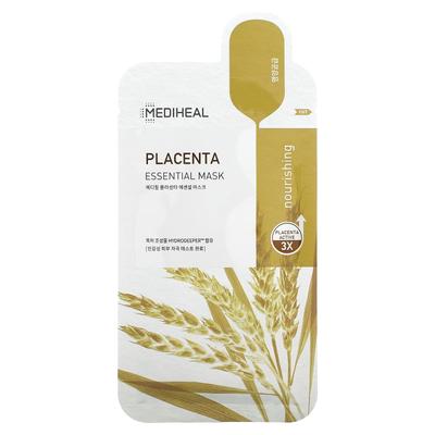 Placenta, Essential Beauty Mask, 1 Sheet, 24ml (0.81fl Oz)