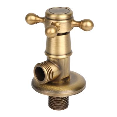 Europäische Hardware Badezimmer Messing Dreieck Ventil Antikes Eckventil
