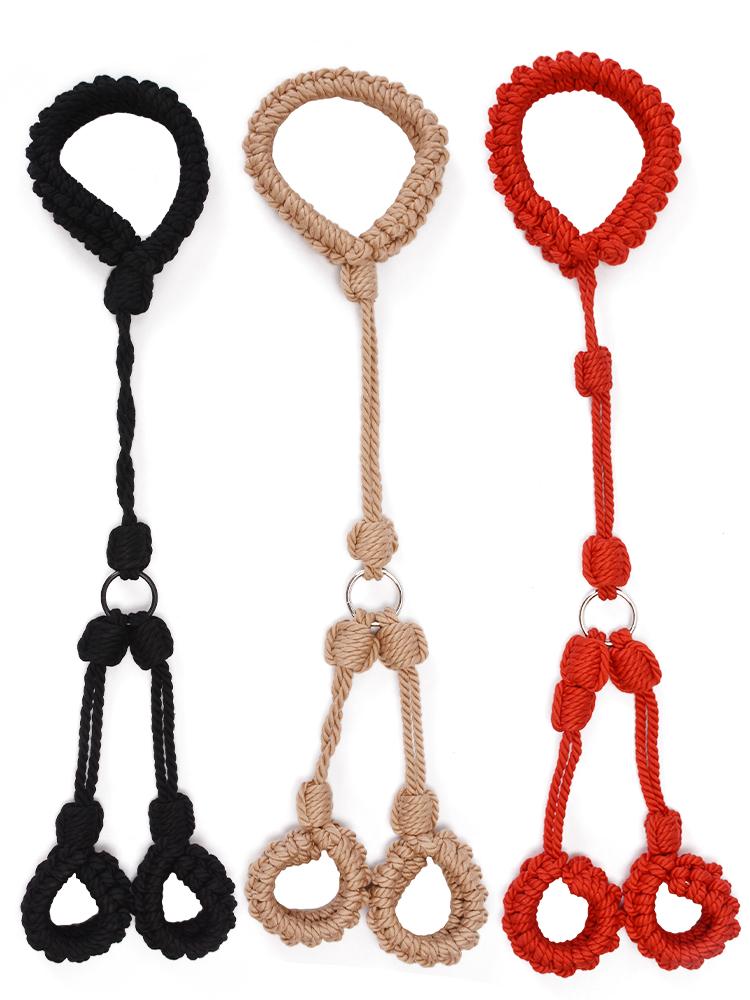 Cotton Rope Cuffs Handcuffs Leg Ankle Cuff Restraints Bondage Bracelet BDSM Fetish Adult Sex Toys For Couples Exotic Accessories