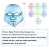 7-Farben LED Photonenmaske — LED Gesichtsmaske für Hautstrahlen, Straffung & Porenverfeinerung
