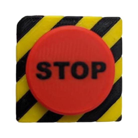 Keychain Tactile Key Switch Sensory Stimulation 3D Printed Fingertip Clicker