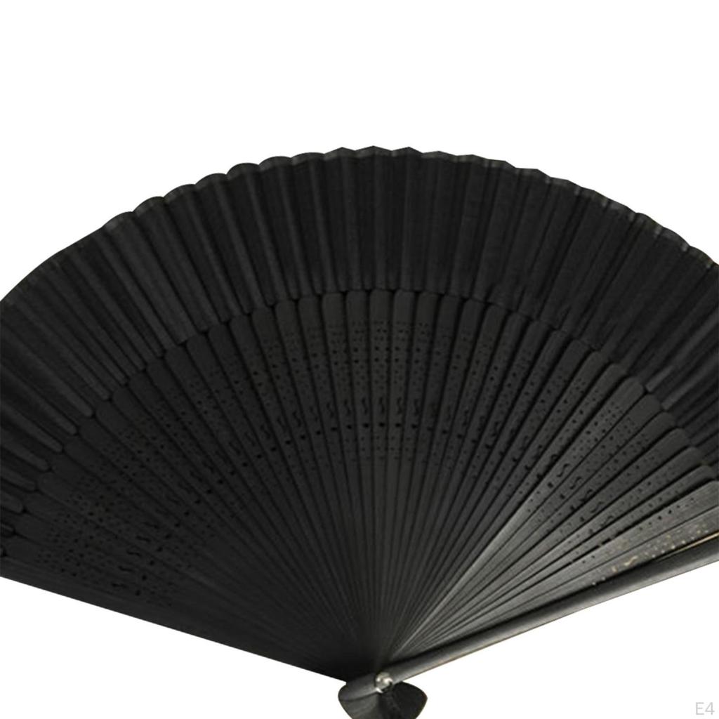 Chinese Folding Fan Chinoiserie Handheld Versatile Lightweight Decorative Folded Bamboo Hand
