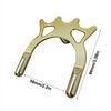 Professional Portable Snooker Bridge Head With Rubber Sleeves Metal High Low Fork Crosshead Pool Table Tool
