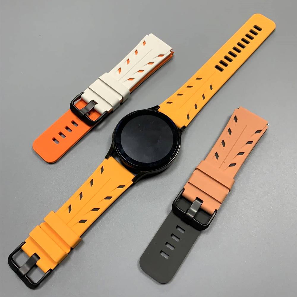 22mm Silicone Strap For Garmin Venu 4 3 2 45mm Watch Bands For Garmin Forerunner 570 265 255 Music Vivoactive 4 Sports Bracelet