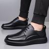 New Autumn and Winter Business Casual Leather Shoes Soft Surface Soft Sole Derby Shoes