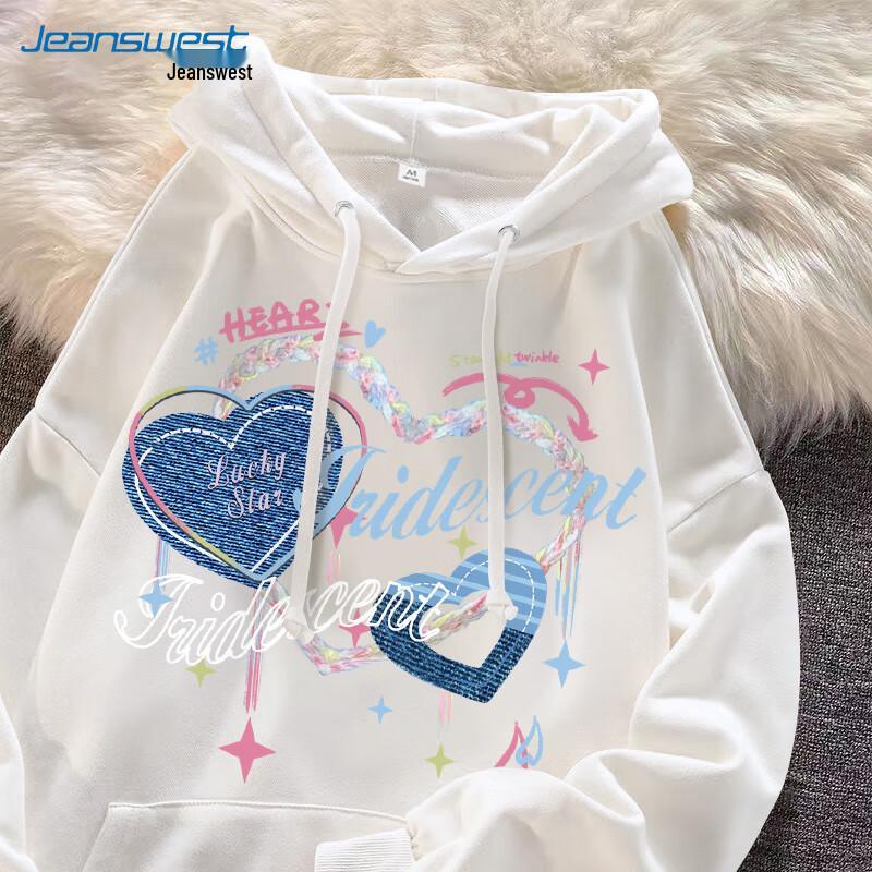 Женская толстовка с капюшоном с принтом JEANSWEST S
