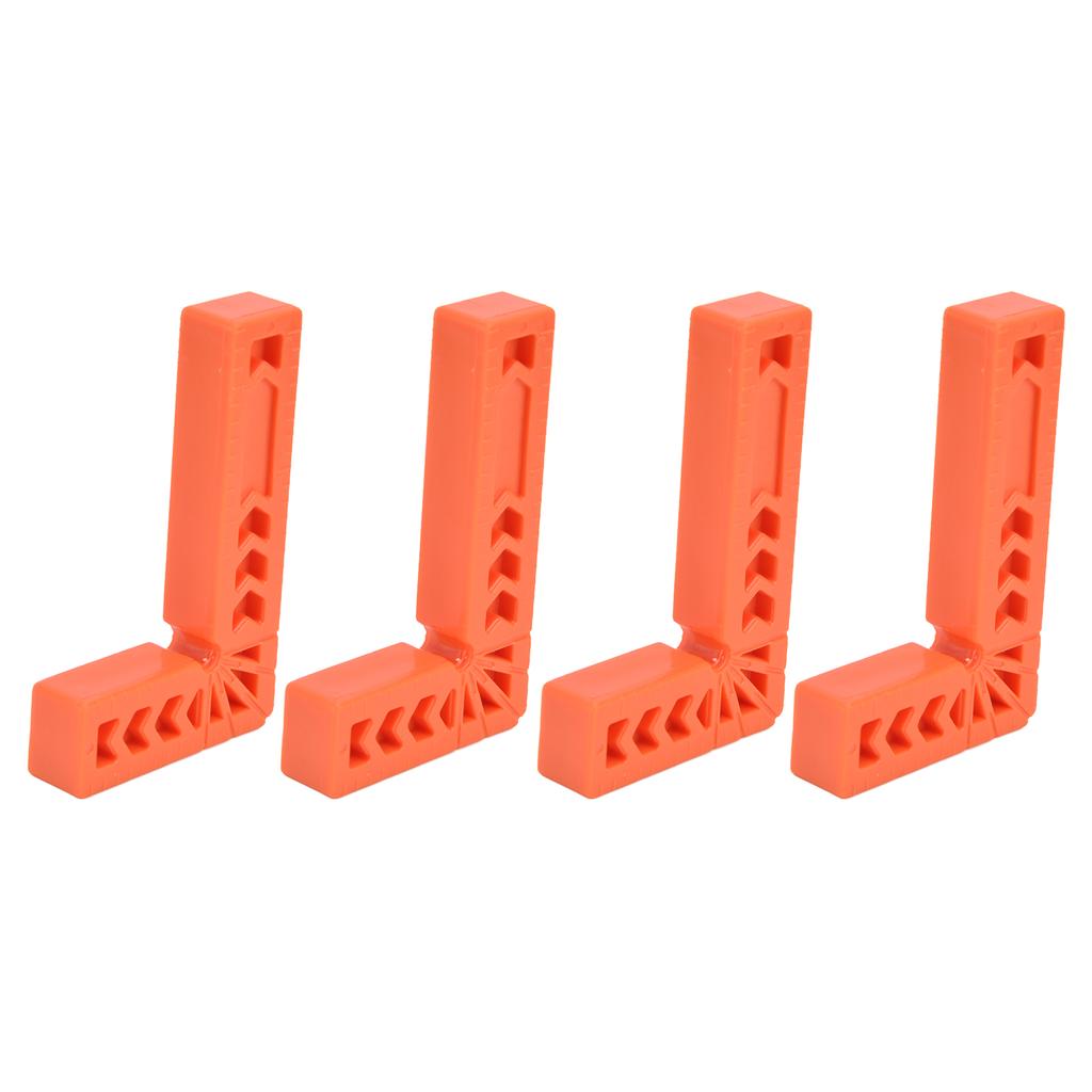 4Pcs L Type Plastic Squares Multi Purpose Strong Practicability Easy to Use Plastic Right Angle Positioner for Drawers4