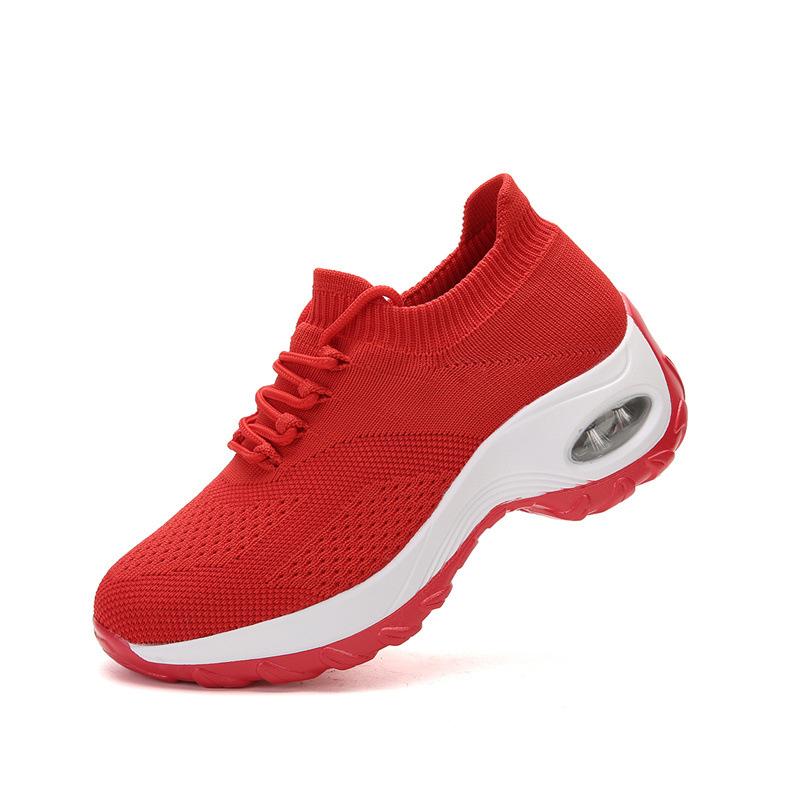 Neue Damenschuhe in Übergröße neue Sportschuhe Rocking Shoes Freizeitschuhe Laufschuhe Damen Flying Woven Socken Schuhe