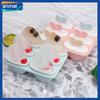 Anmai 6 Grid DIY Ice Cream Mold Popsicle Maker with Handle Heart Shape Pink Blue Ice Maker Food Grade PP Material Kitchen Tool